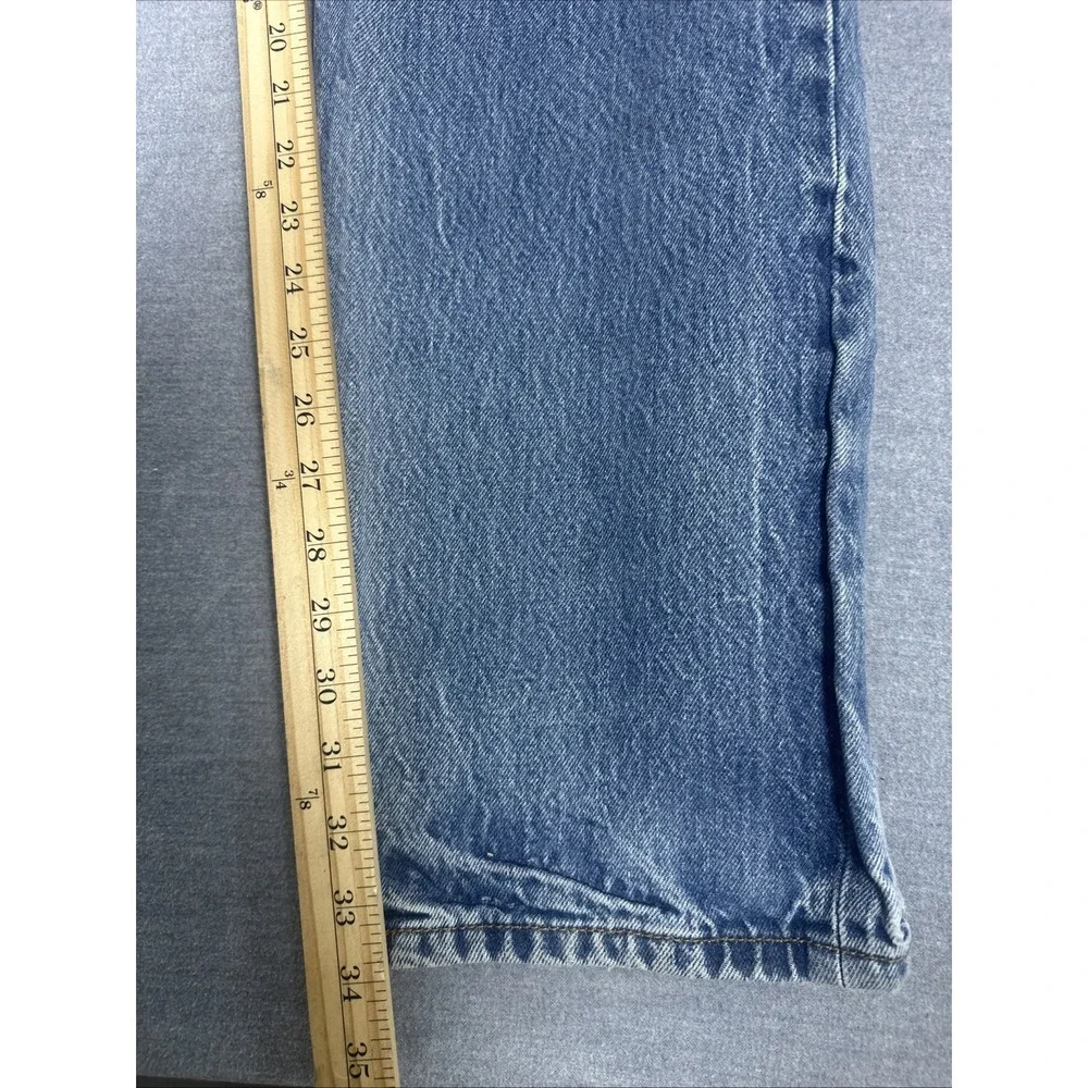 Vtg Levi's 501 Original Fit Jeans Men's 40x38 Light Wash Button Fly 100% Cotton